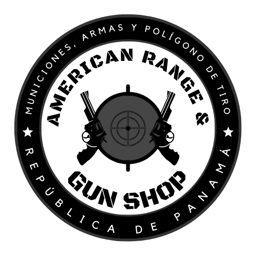 Logo American Range and Gun Shop Panama, ARMAS PANAMA, POLIGONO PANAMA