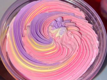 Unicorn sensation whipped body butter