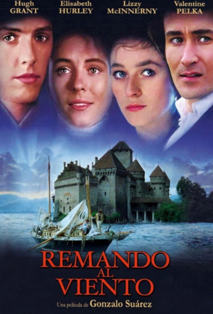 Lo de Shelley, su esposa Mary y Byron, fue descirot en la película Remando al Viento, en la que también se cuentan otrs detalles ítimos de un tríángulo a veces convertido en pentágono