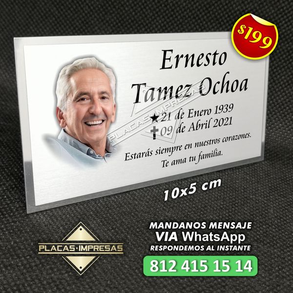 Placas para urnas