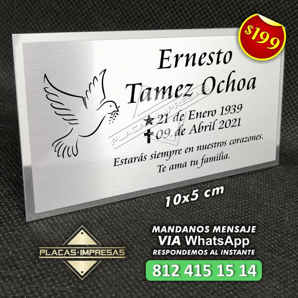 Placas para urnas