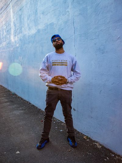Rob with Blue Hat and dark shades