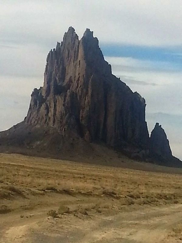 Shiprock--the Rock With Wings--standing sentinel to the geological past of the Navajo people.
