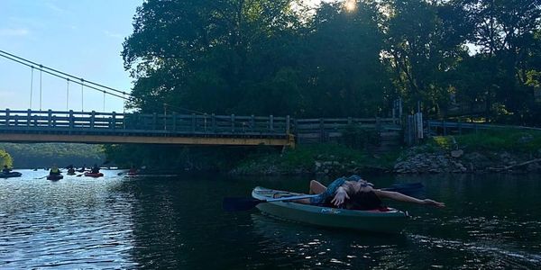 Woman on kayak 