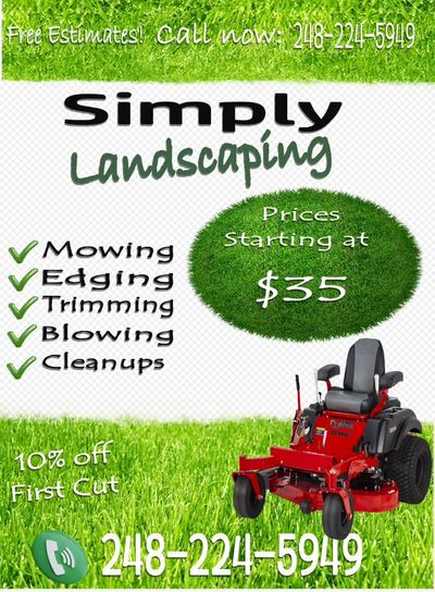 Lawn Care, Mowing, Yard Clean Up, grass cutting