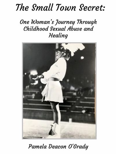 Book cover about overcoming childhood sexual abuse with healing.