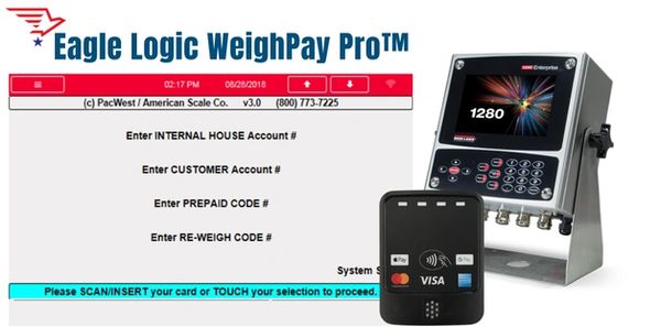 The Eagle Logic WeighPay Pro™ is a fully automated, self-service weighing solution.