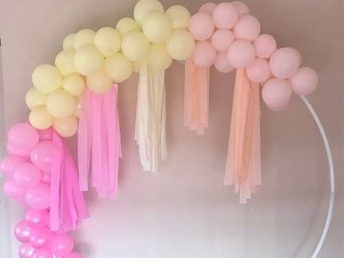 mornington peninsula balloons, balloon garland, balloon arch, balloon streamers