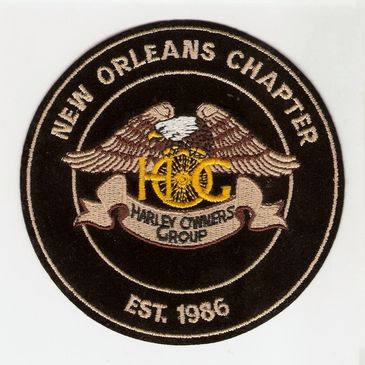 Ladies of Harley L.O.H. Circle Patch ~ Harley Davidson Owners Group H.O.G.