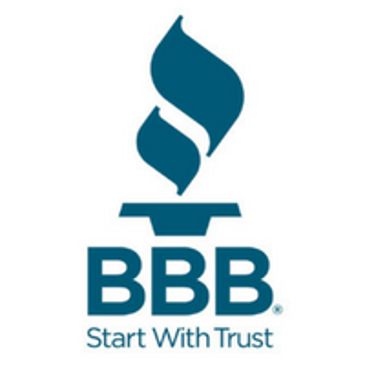 BBB logo with the slogan 'Start With Trust'.