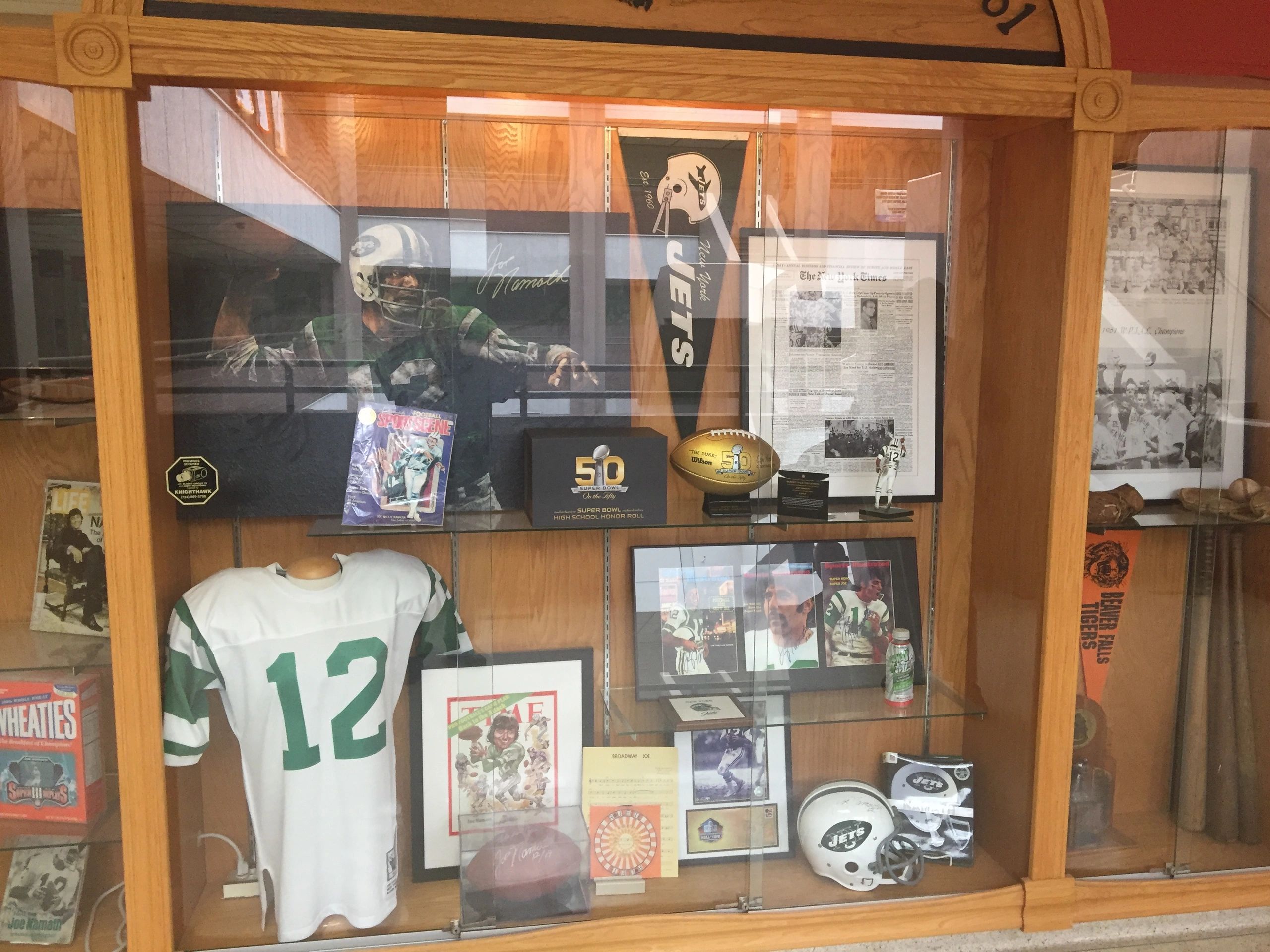 Davenport Sports Network - On May 31, 1943 Joe Namath was born in Beaver  Falls, Pennsylvania. Namath excelled in all sports at Beaver Falls High  School and was a standout quarterback in