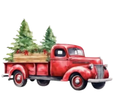 christmas tree truck