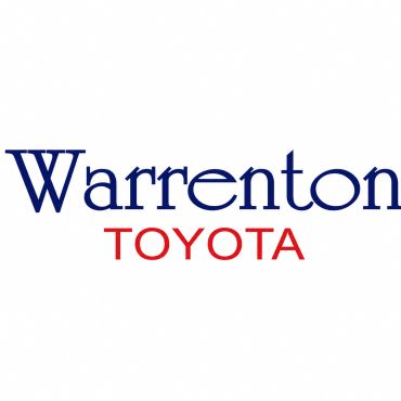 Logo of Warrenton Toyota dealership.