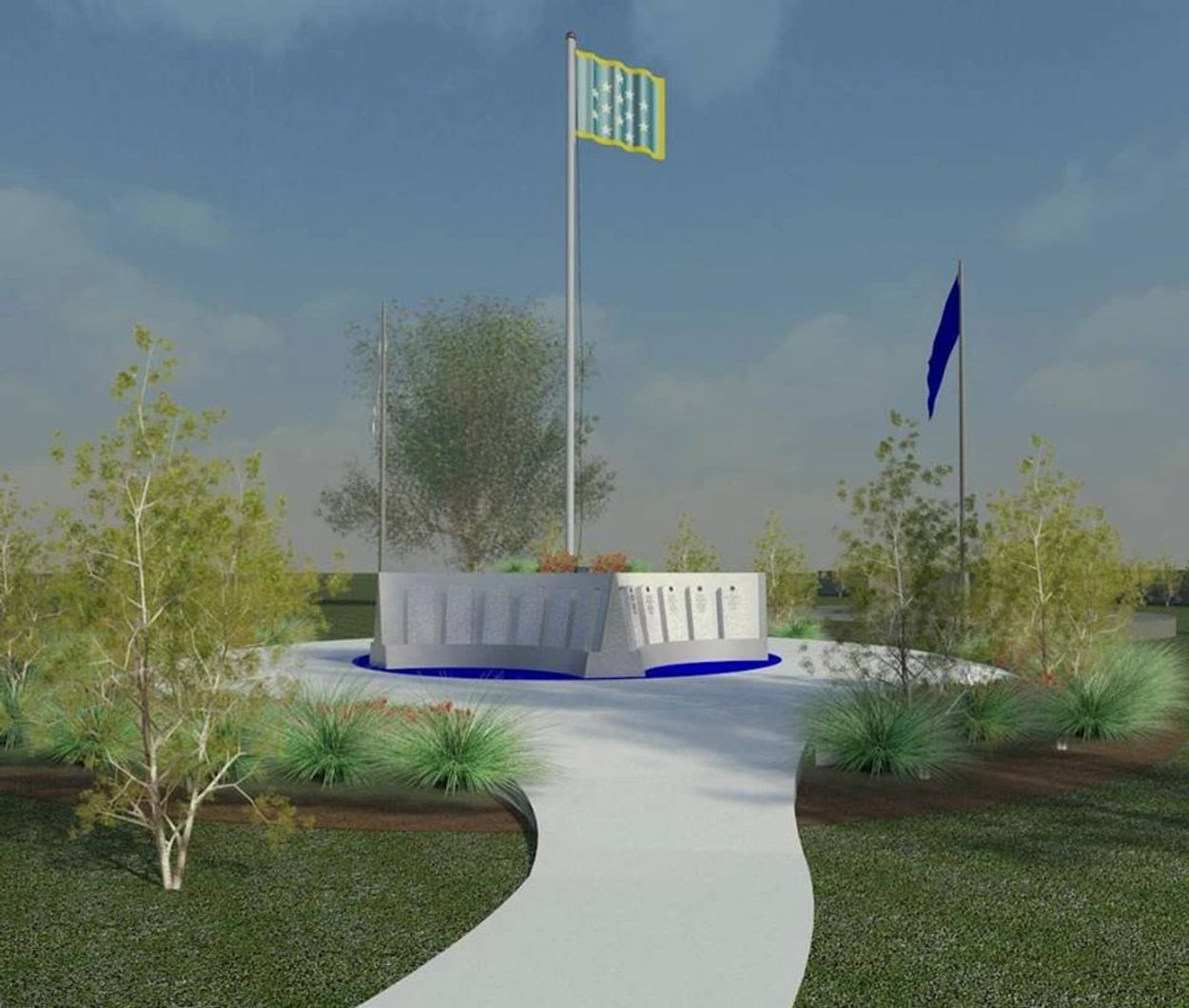 Memorial concept design.