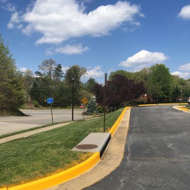 VA STRIPING Northern VA | Parking Lot Curb Painting | Fire Lane | No Parking Zone | Safety Yellow