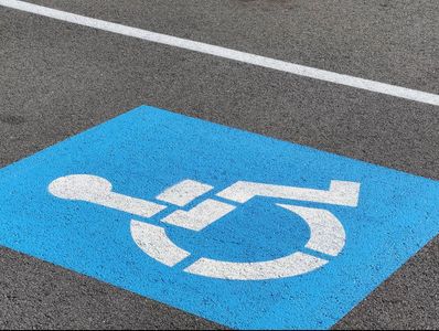 ADA striping sample, Americans with Disabilities Act