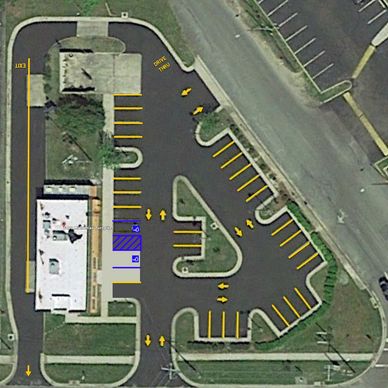 VA STRIPING | Parking Lot Layout Design | Parking Lot Dimensions