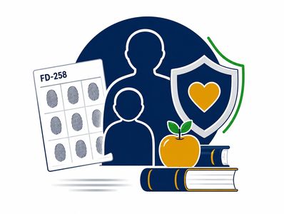 Walk-in FD-258 fingerprinting for child care, foster care, adoption, and youth programs.