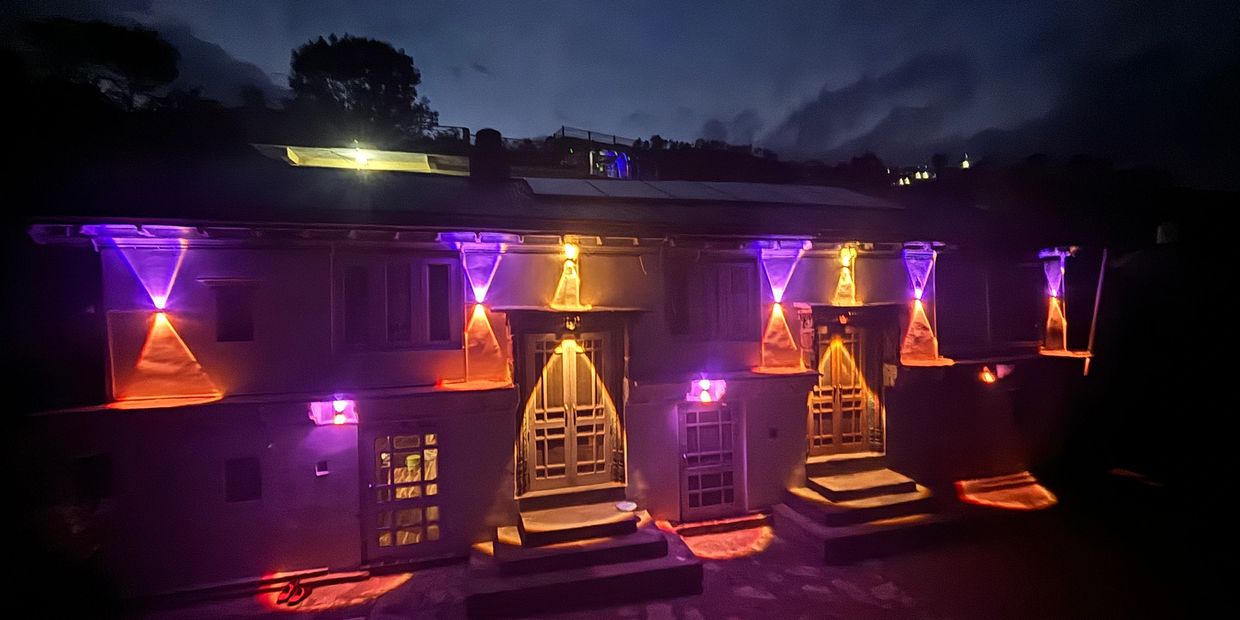 Seeing the Trilok Cliffs light up for the first time is magical. Cheers to new beginnings! 