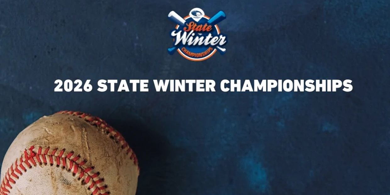 2026 State Winter Championships baseball event announcement.