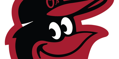 Cartoon bird mascot with a cap, smiling.