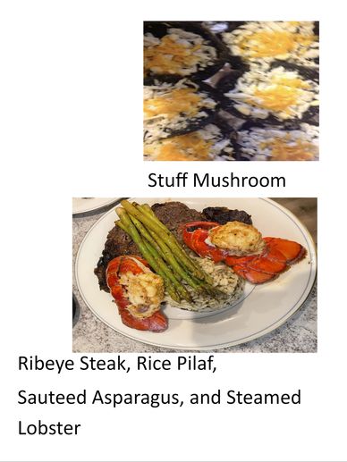 Rice Pilaf, Sauteed Asparagus