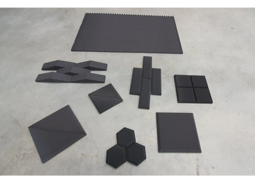 แผ่นซับเสียงฟองน้ำผลิตจากโพลียูรีเทนโฟม