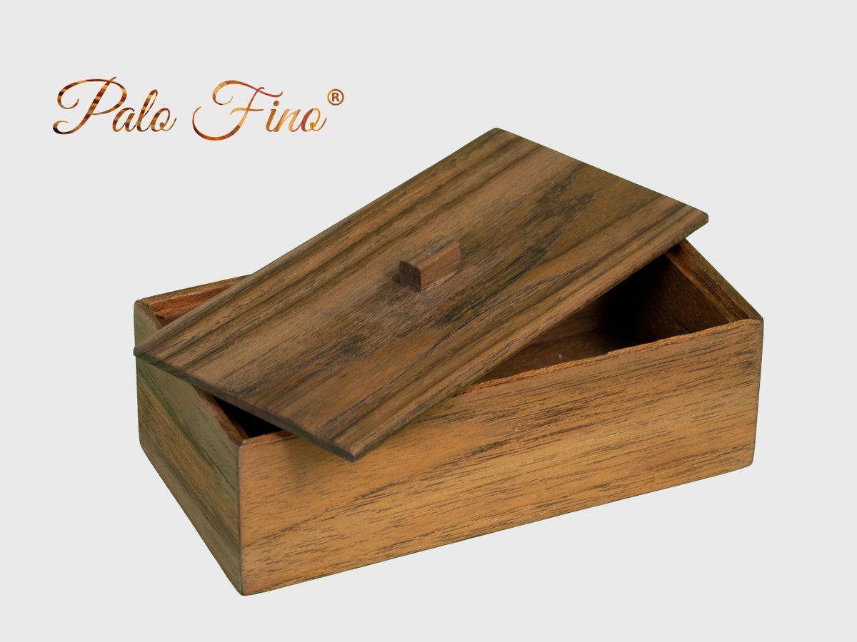 Cajas de madera con tapa para tocador o baño maderas preciosas
