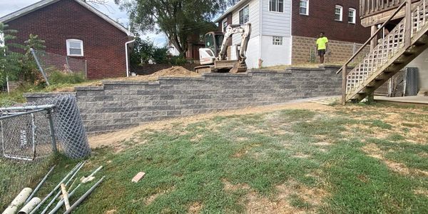 Big Versa-Lok retaining wall system!