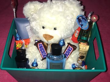 Holiday basket.
