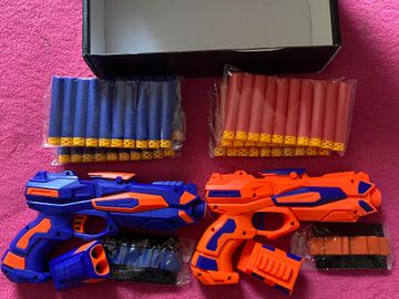 Foam Dart gun rental. Two players at a time.