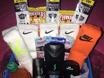 Gift basket. $50-$80. Starter/basics