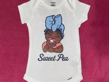 “Sweet Pea” onesie.