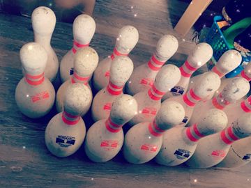 Bowling!!!! Get that bowling experience at home! Ever wish you could take bowling home & play outsid