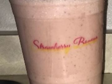 Strawberry Banana smoothie .