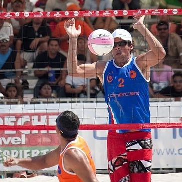 Beach Volleyball Expert and Coach - Rico Guimaraes competing internationally