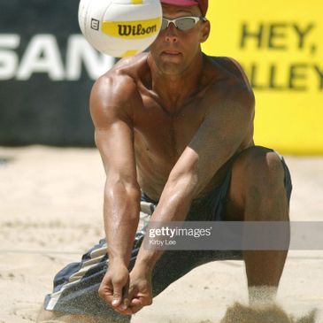 Former great professional beach volleyball player - Coach Anjinho