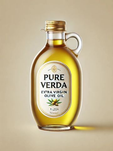 1 Litrelik Zeytinyağı Şişesi