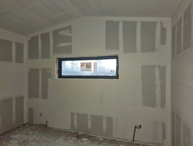 Level 5 dry wall install and mudding and tape work, Smooth or textured ceilings, Perfect paint prep.