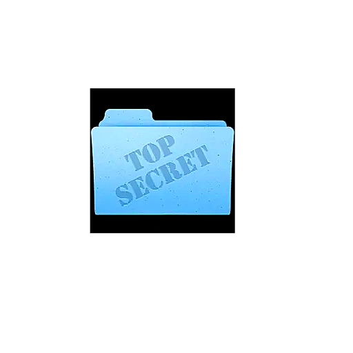 Top Secret file. Spy material.