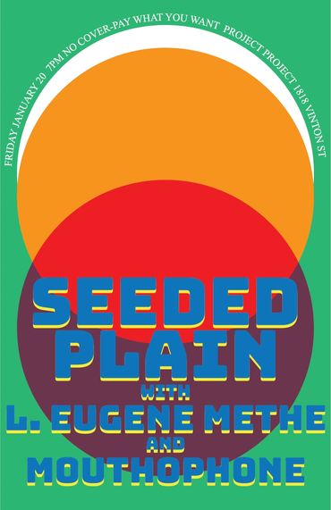 Concert poster for Seeded Plain