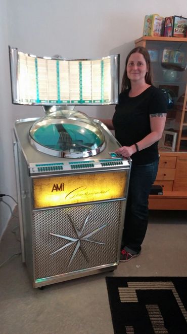 A totally restored AMI Continental  one Jukebox from 1961. Picked up and delivered back to Sante Fe