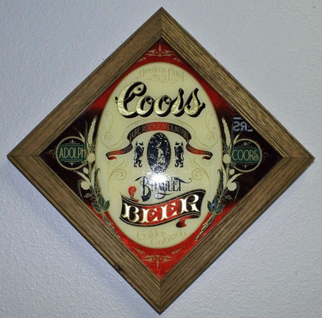 Vintage Coors Beer Mirror