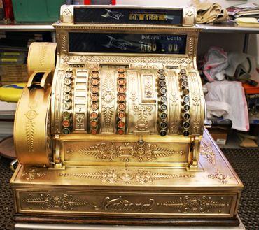 Antique National Cash register restored BY US!!!
