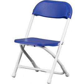 Blue and White Folding Chair for Kids - Kid's Party Rentals