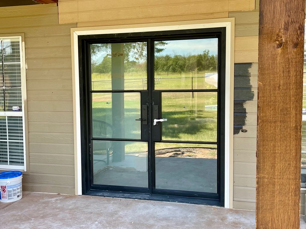 Beautiful front door glass