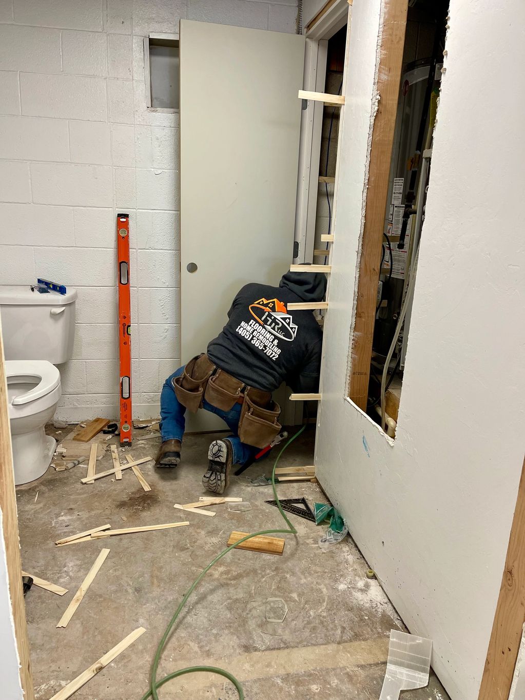 House door installation 