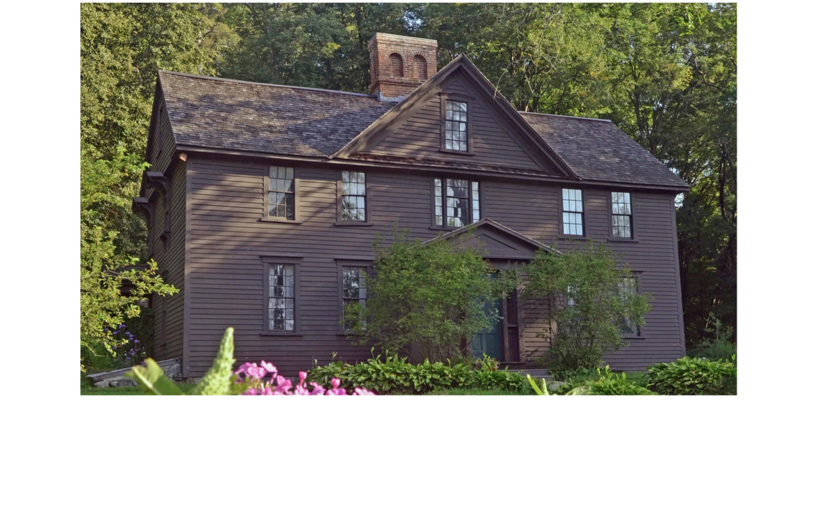 Orchard House Exterior Postcard