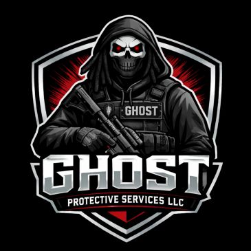 Logo of a skull-faced figure in tactical gear labeled 'Ghost'.