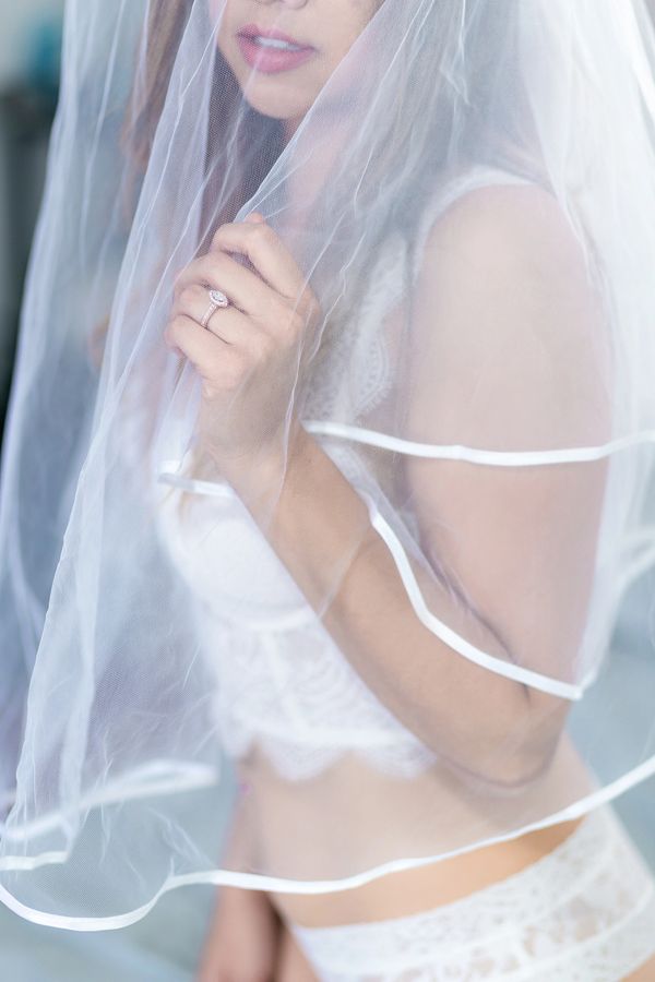 Bridal boudoir session in San Diego 